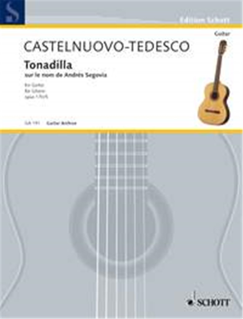 Tonadilla auf den Namen von A. Segovia op. 170/5